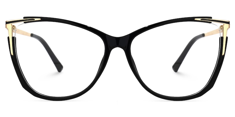 Yomary Cateye Black Glasses