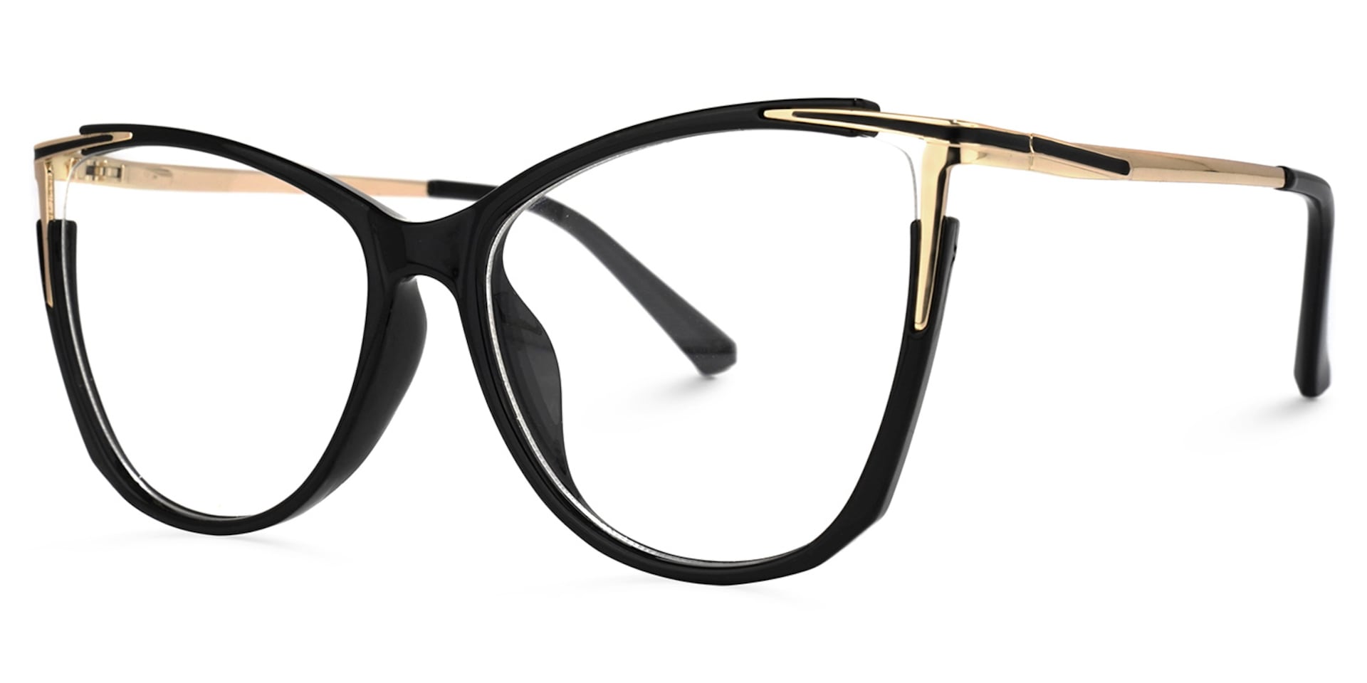 Yomary Black Cateye Frame Glasses | Zeelool Optical3