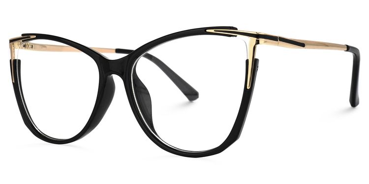 Yomary Cateye Black Glasses