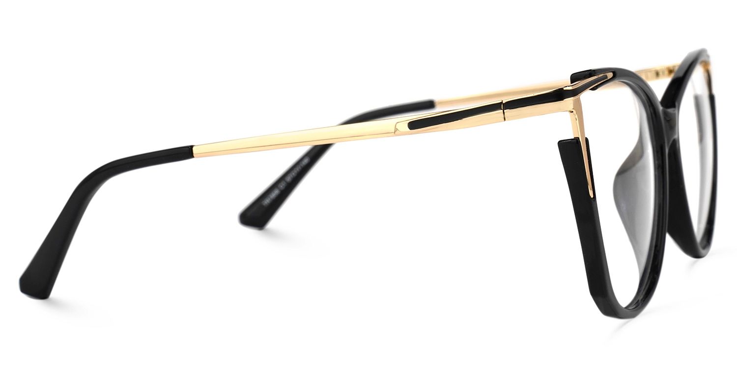 Yomary Black Cateye Frame Glasses | Zeelool Optical2