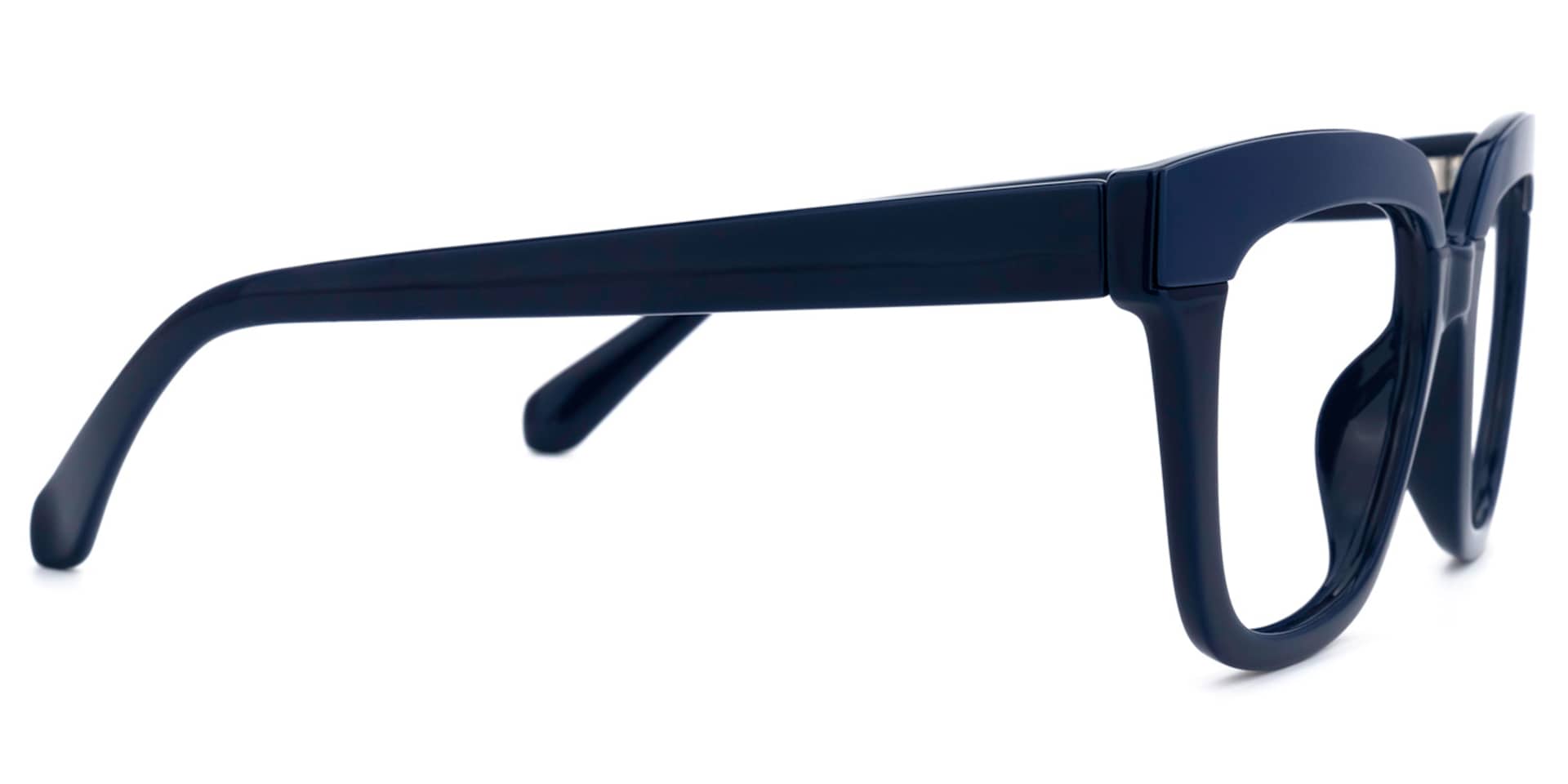 Cecelia Square Blue Glasses | Zeelool Glasses2