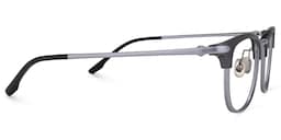 Moreno Browline Gray Glasses2