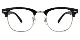 Hacker Browline Black Glasses0