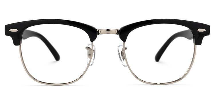 Hacker Browline Black Glasses
