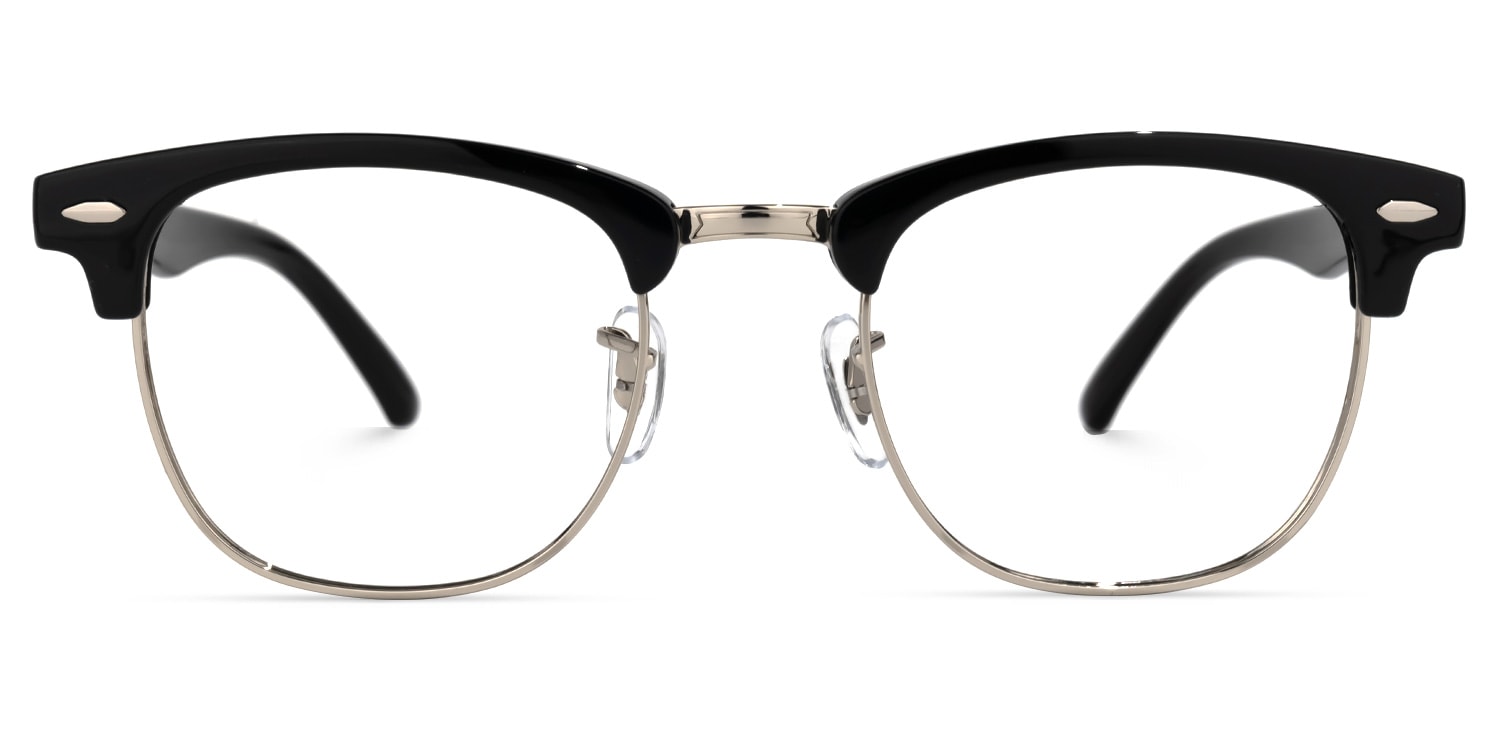 Hacker Browline Black Glasses