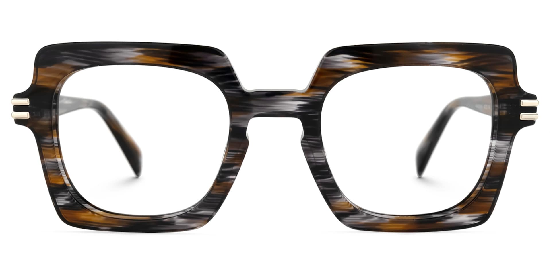 Nogueda Square Gray Glasses | Zeelool Glasses0