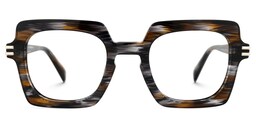 Nogueda Square Gray Glasses0