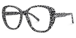 Mayda Cateye Black Glasses1