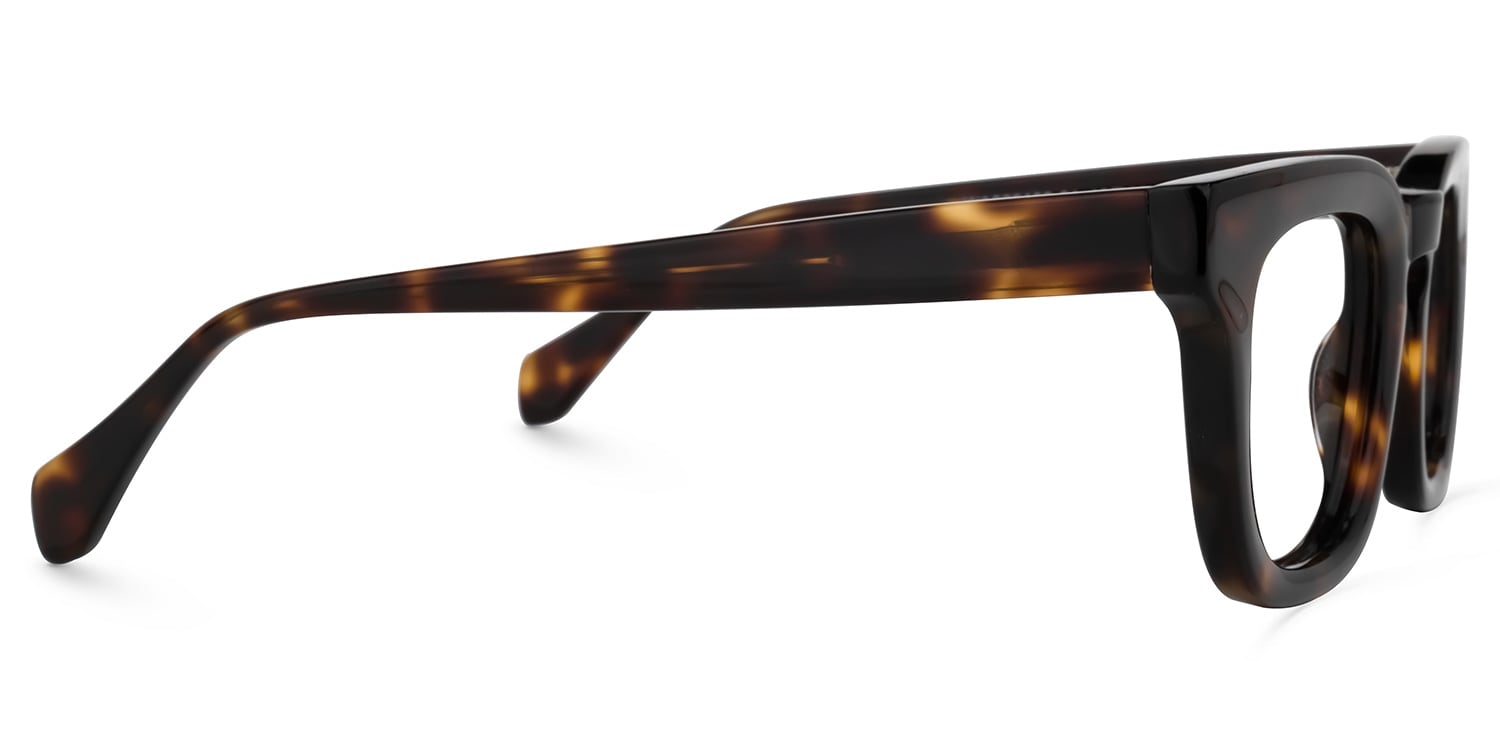 Tenika Square Tortoise Glasses | Zeelool Glasses