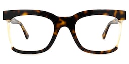 Megeney Square Tortoise Glasses0