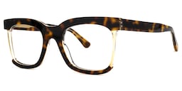 Megeney Square Tortoise Glasses1