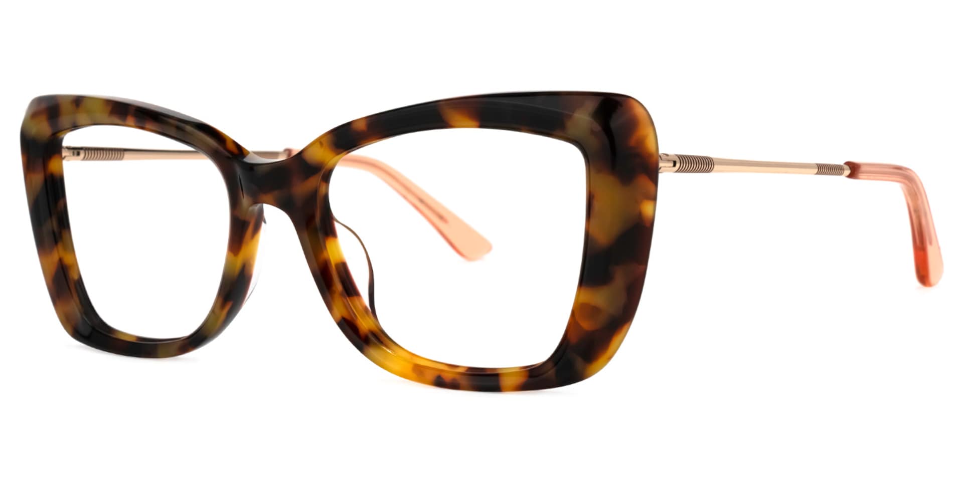 Clarinda Square Tortoise Glasses | Zeelool Glasses1