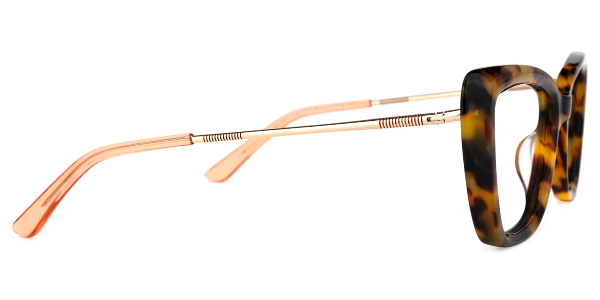 Clarinda Square Tortoise Glasses | Zeelool Glasses2