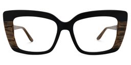 Orellana Square Black Glasses0