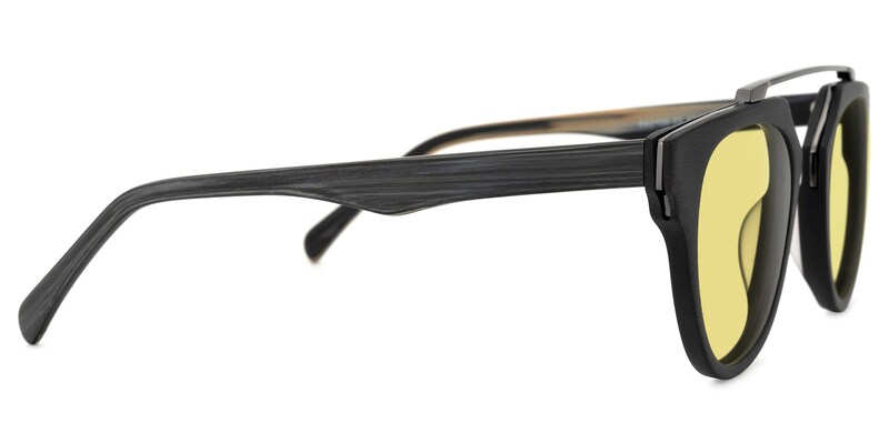 Guerrido Round Black Sunglasses | Zeelool Glasses2
