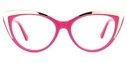 Stinson Cateye Bright-Pink Glasses0