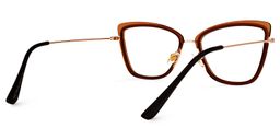 Neal Cateye Brown Glasses3