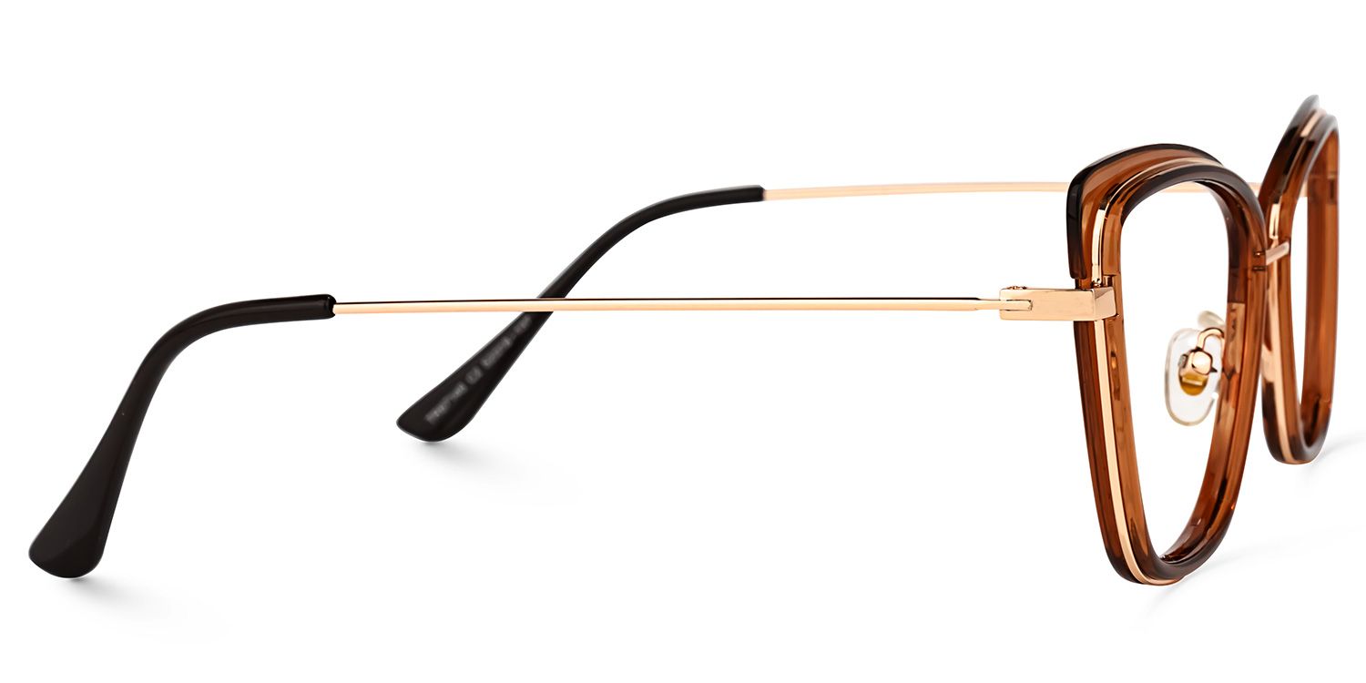 Neal Cateye Brown Glasses | Zeelool Glasses2