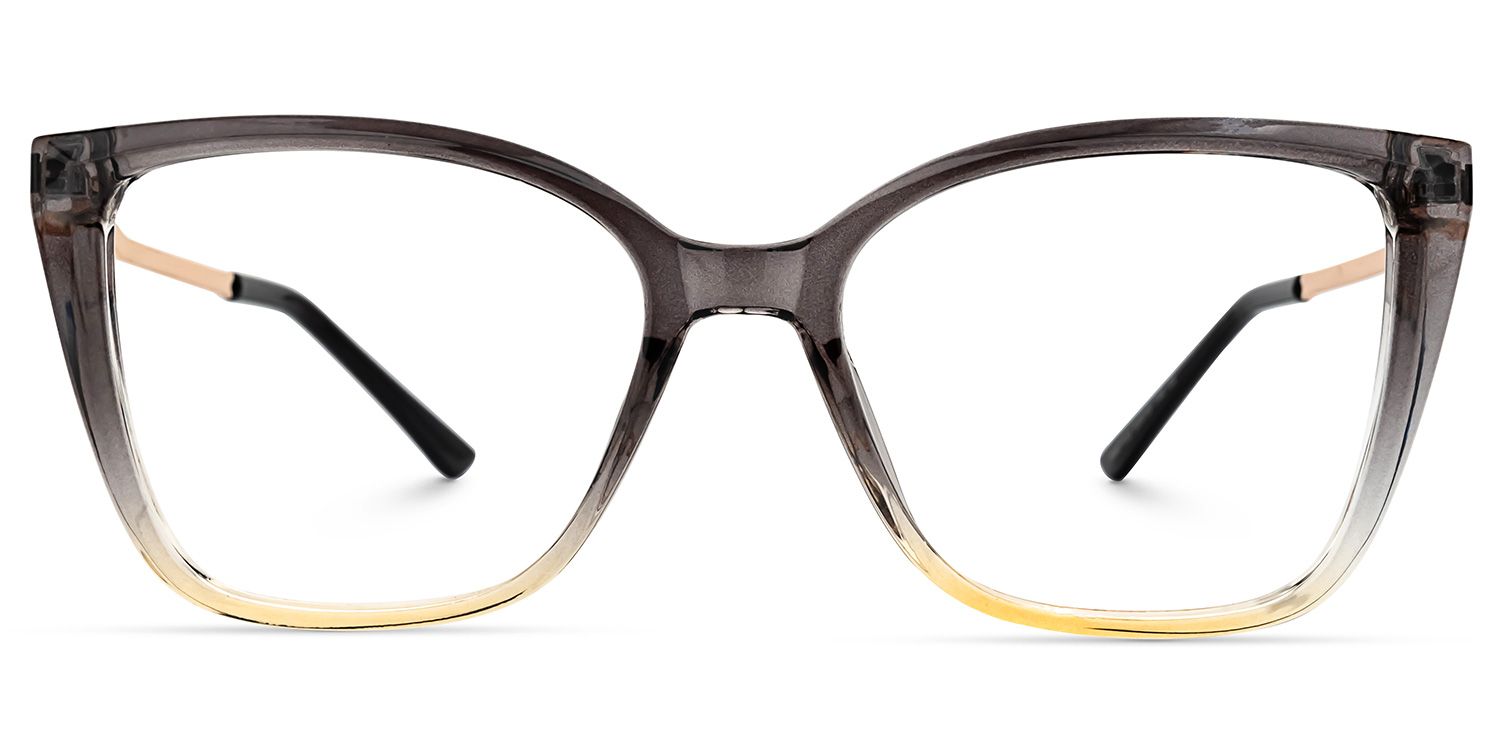 Shawnie Square Gray Glasses | Zeelool Glasses0