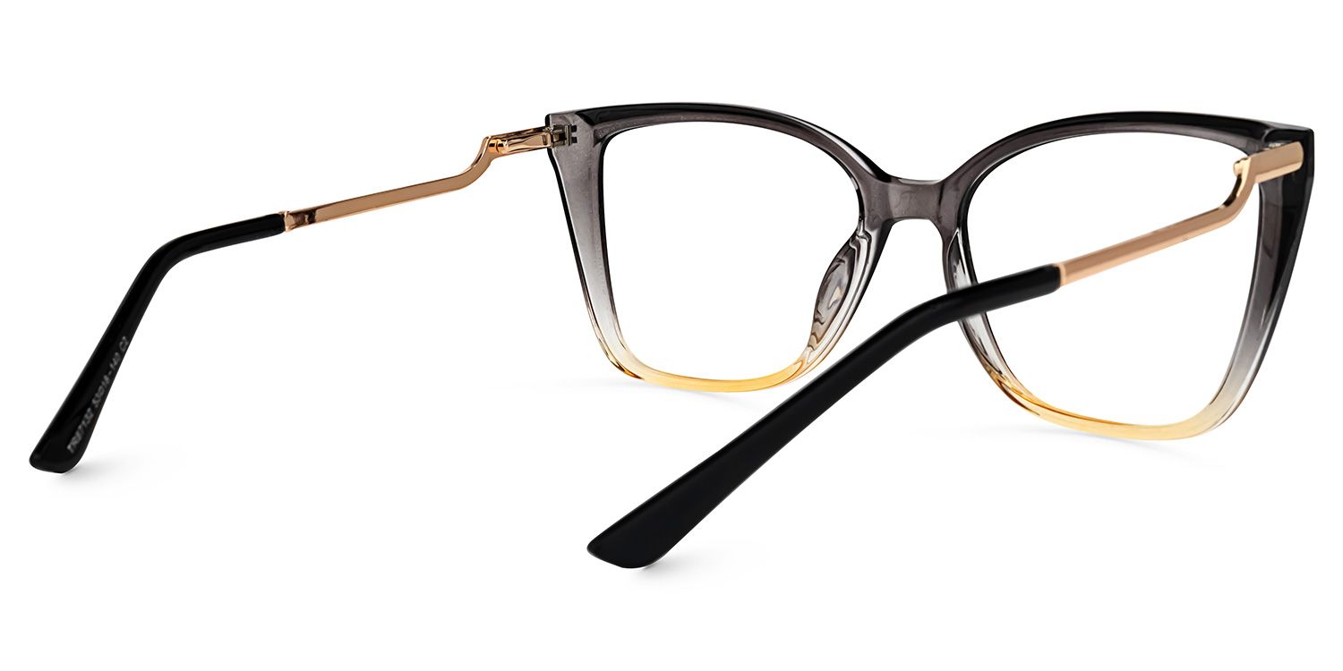 Shawnie Square Gray Glasses | Zeelool Glasses3