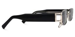 Juarez Oval Silver Sunglasses2