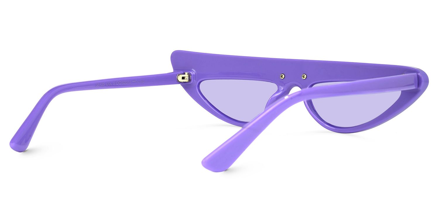 Iglesias Geometric Purple Sunglasses | Zeelool Glasses