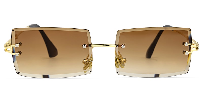Zenaida Square Brown Sunglasses | Zeelool Glasses0
