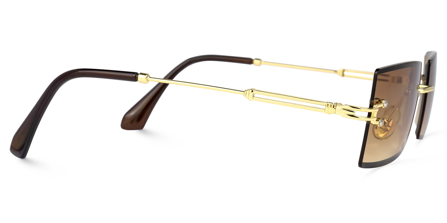 Zenaida Square Brown Sunglasses | Zeelool Glasses