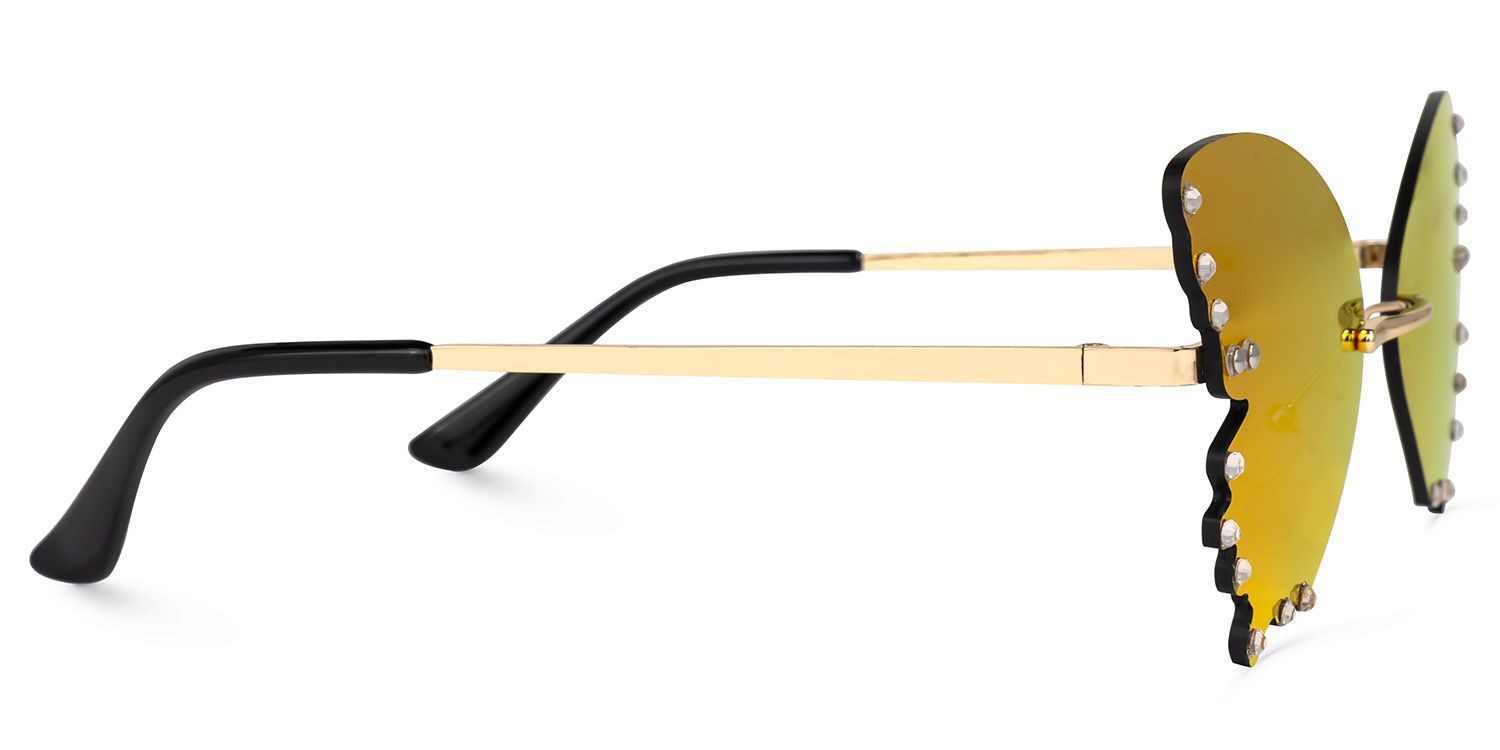 Rosie Butterfly Red Sunglasses | Zeelool Glasses2