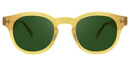 Blanca Round Yellow Sunglasses0