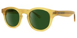 Blanca Round Yellow Sunglasses1