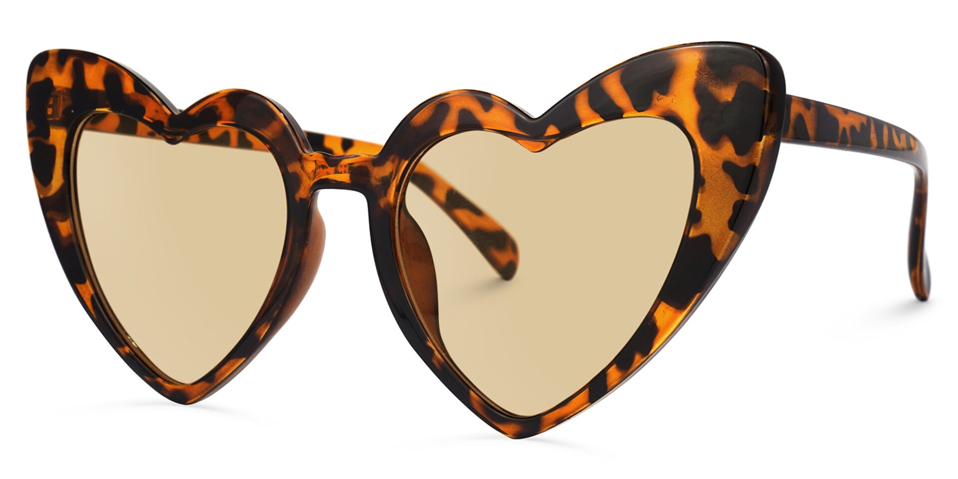 Monkina Heart Tortoise Sunglasses | Zeelool Glasses1