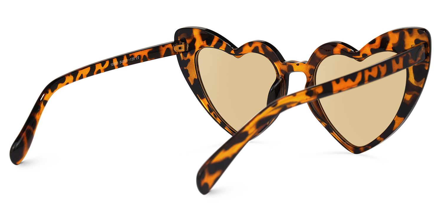 Monkina Heart Tortoise Sunglasses | Zeelool Glasses3