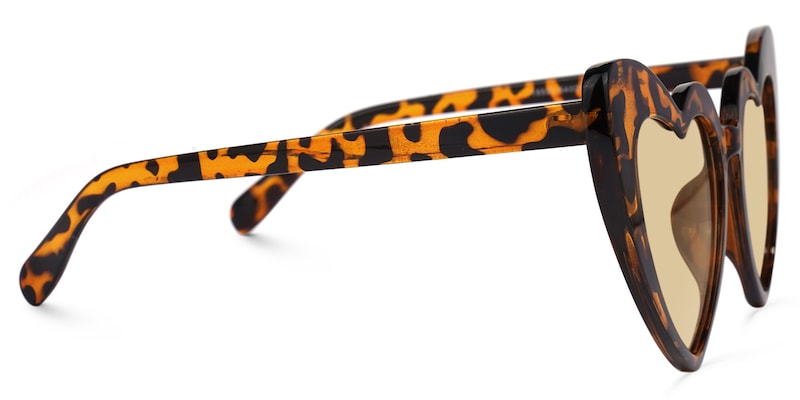 Monkina Heart Tortoise Sunglasses | Zeelool Glasses2
