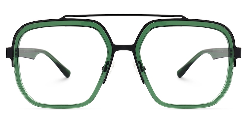 Ace Aviator Green Glasses