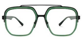 Ace Aviator Green Glasses0