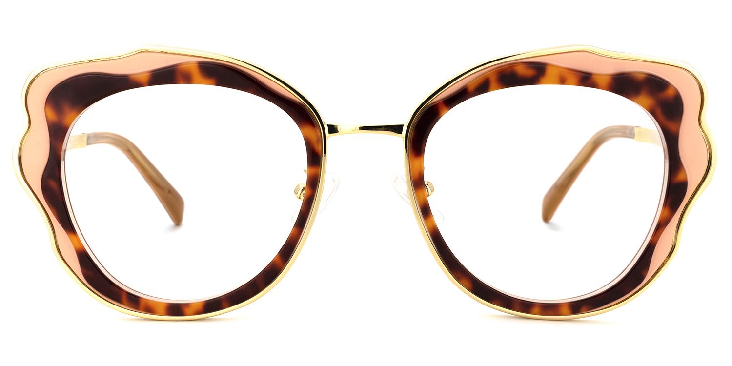 Christie Geometric Tortoise Glasses | Zeelool Glasses0