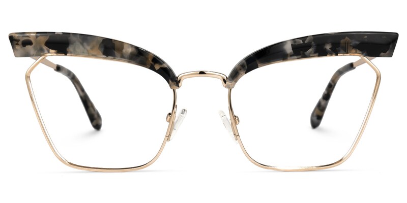 Tiffani Browline Tortoise Glasses | Zeelool Glasses0