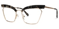 Tiffani Browline Tortoise Glasses1