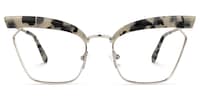 Tiffani Browline Light-Tortoise Glasses0