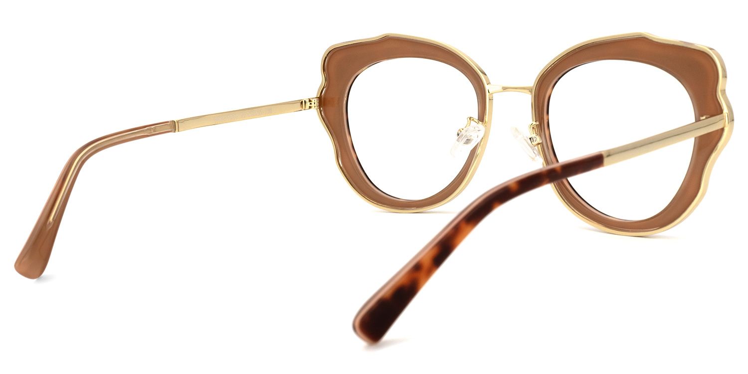 Christie Geometric Tortoise Glasses | Zeelool Glasses3