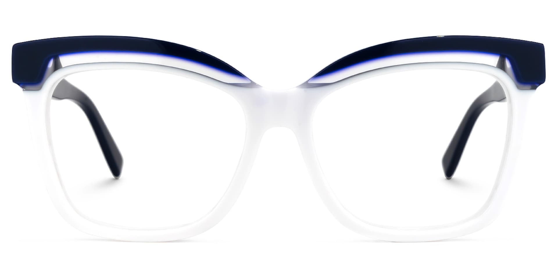 Lesly Square White Glasses | Zeelool Glasses0
