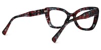 Hector Cateye Red Glasses3