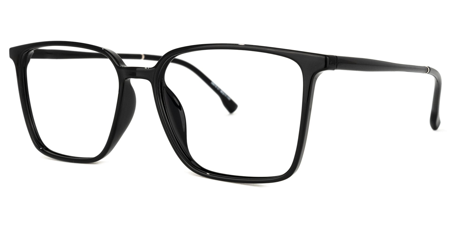 Raytina Square Black Glasses | Zeelool Glasses1