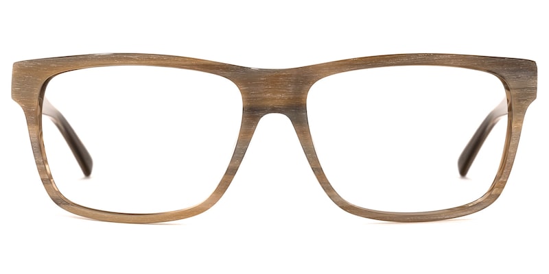 Mendez Rectangle Brown Glasses | Zeelool Glasses0