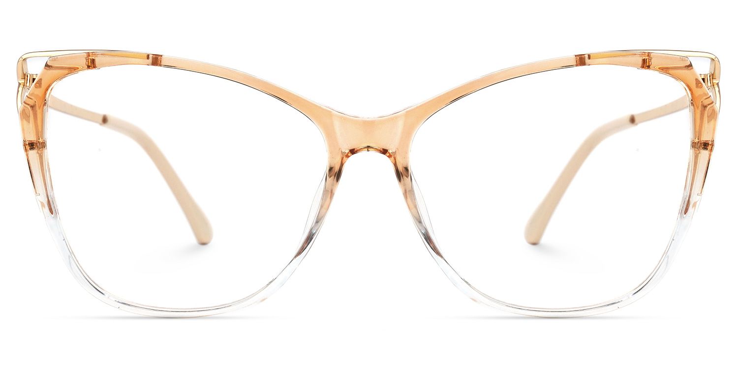 Oatis Cateye Clear Glasses | Zeelool Glasses0