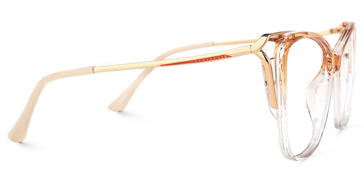 Oatis Cateye Clear Glasses | Zeelool Glasses2