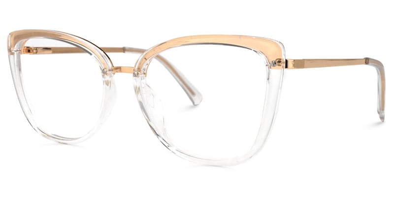 Margie Cateye Crystal Glasses | Zeelool Glasses1