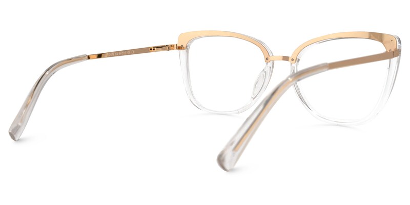 Margie Cateye Crystal Glasses | Zeelool Glasses3