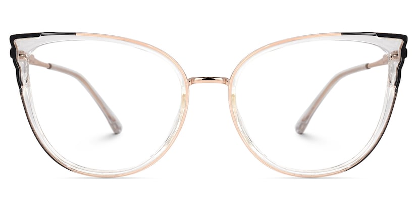 Estrada Cateye Black-Crystal Glasses